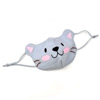 Children cute cartoon cotton cloth breathable prevent pm2.5 mouth-muffle dustproof reusable face mouth masks